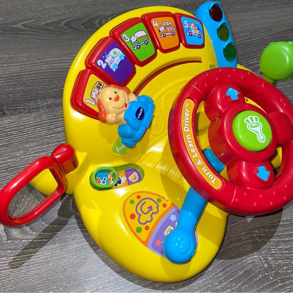 VTech Turn & Learn Interactive Early Development Toy W/ Animals, Colors, Etc. - Picture 3 of 8